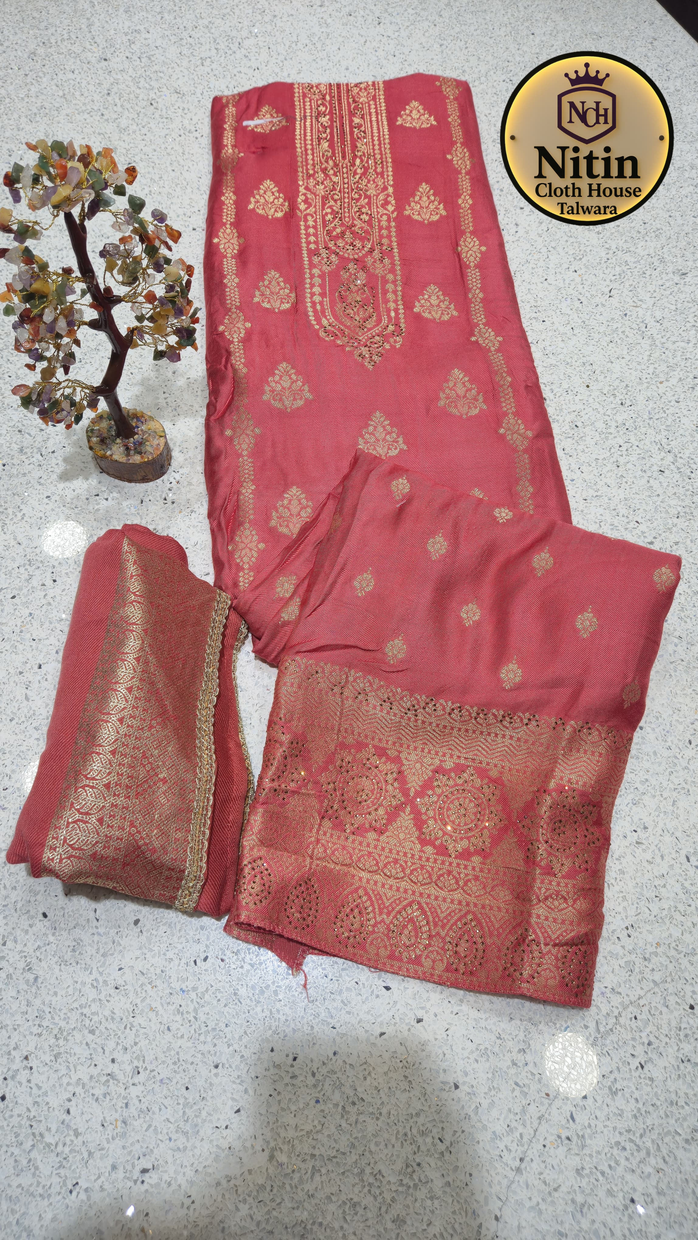 Premium Pashmina Banarasi suit🥶