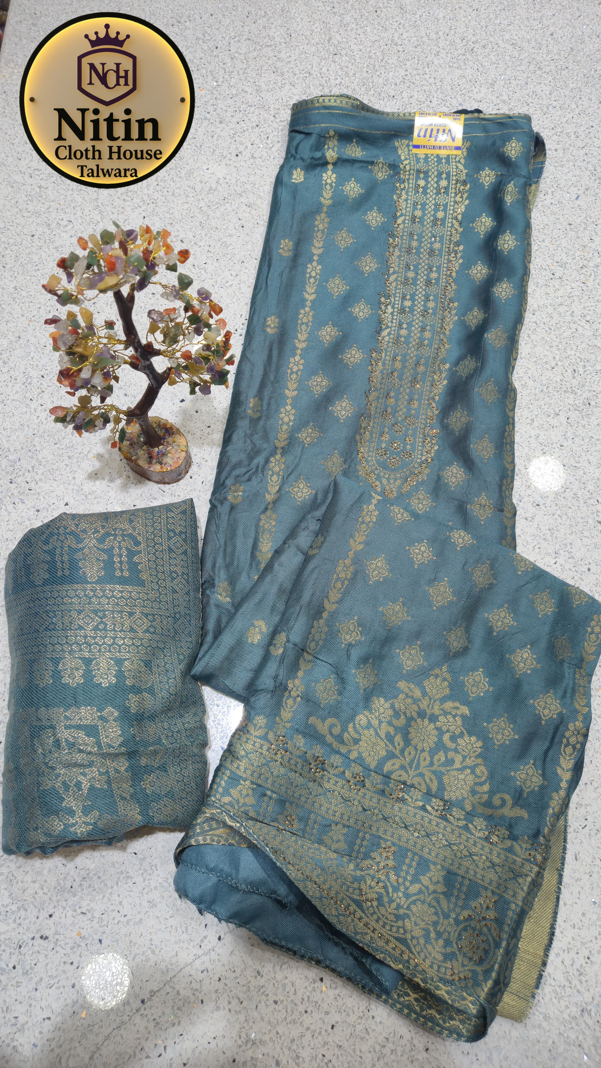 Premium Pashmina Banarasi suit🥶