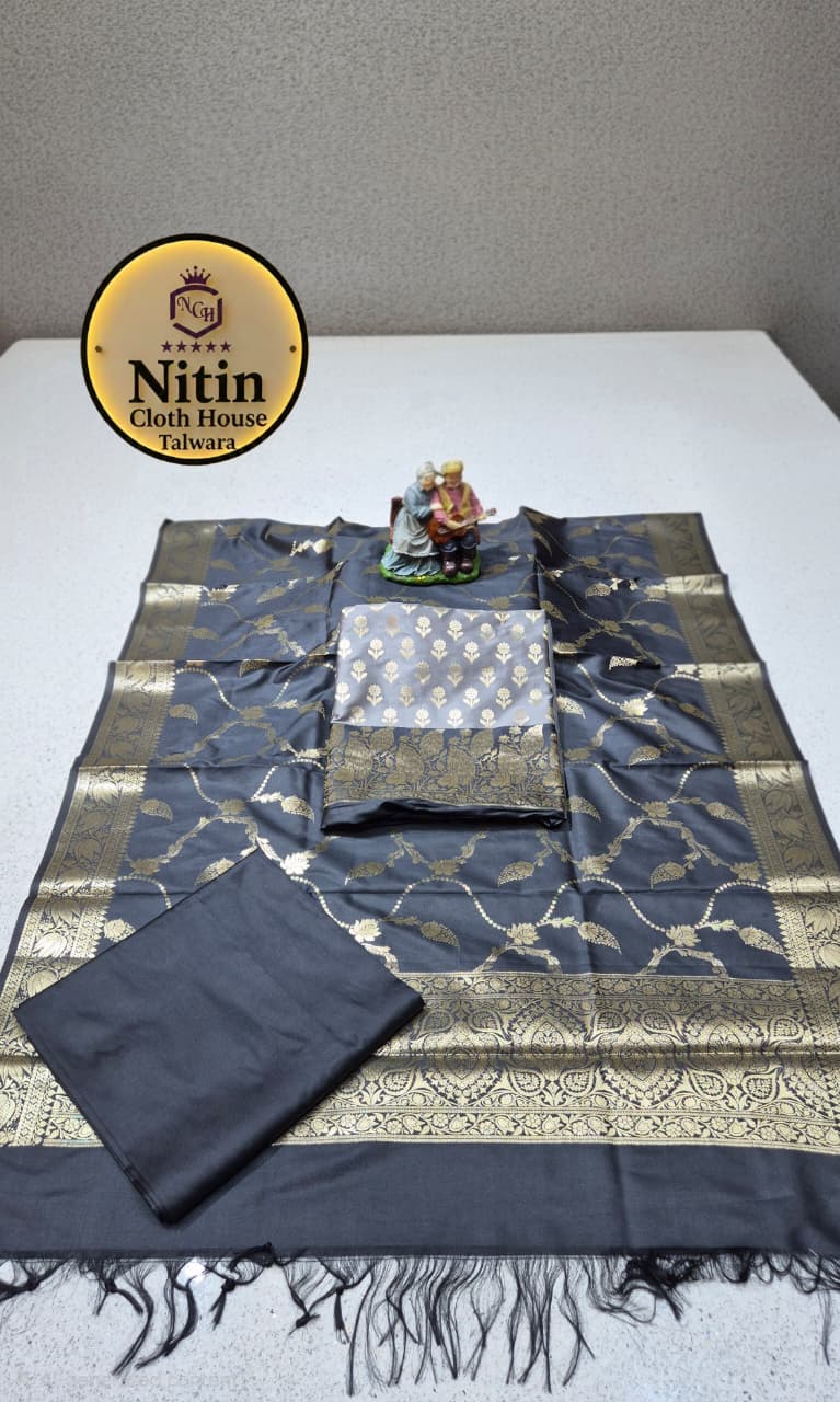 ✨ Premium Banarasi Dola Silk Suit Set ✨