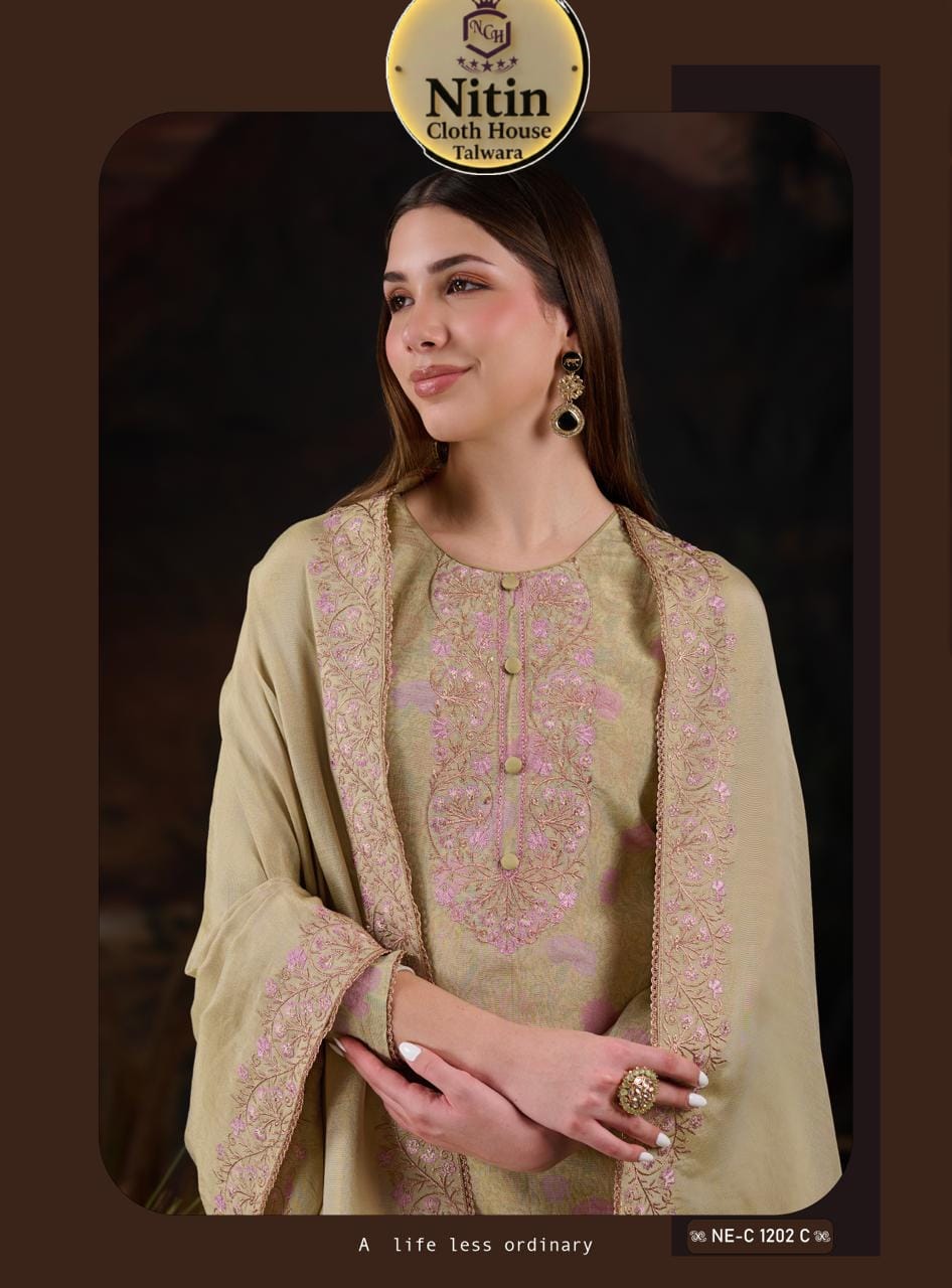 PREMIUM viscose silk JACQuard Suit..🥰🥰