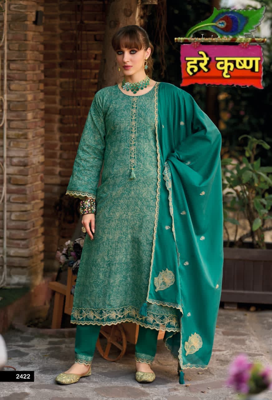 Graceful Digital Print Lawn Suit with Fine Embroidery