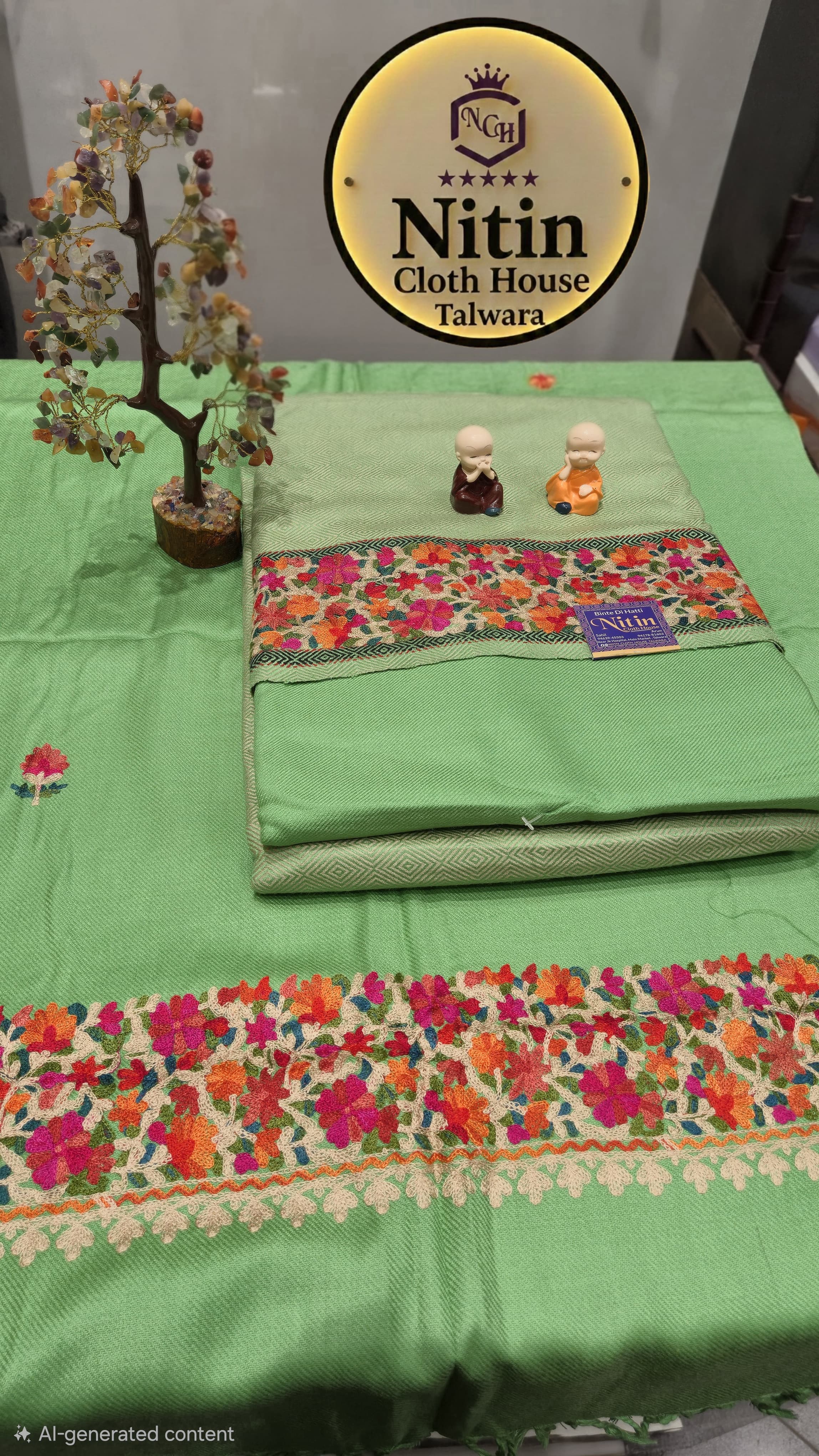 🥶✨Premium Kullu Wool Embroidered Suit✨