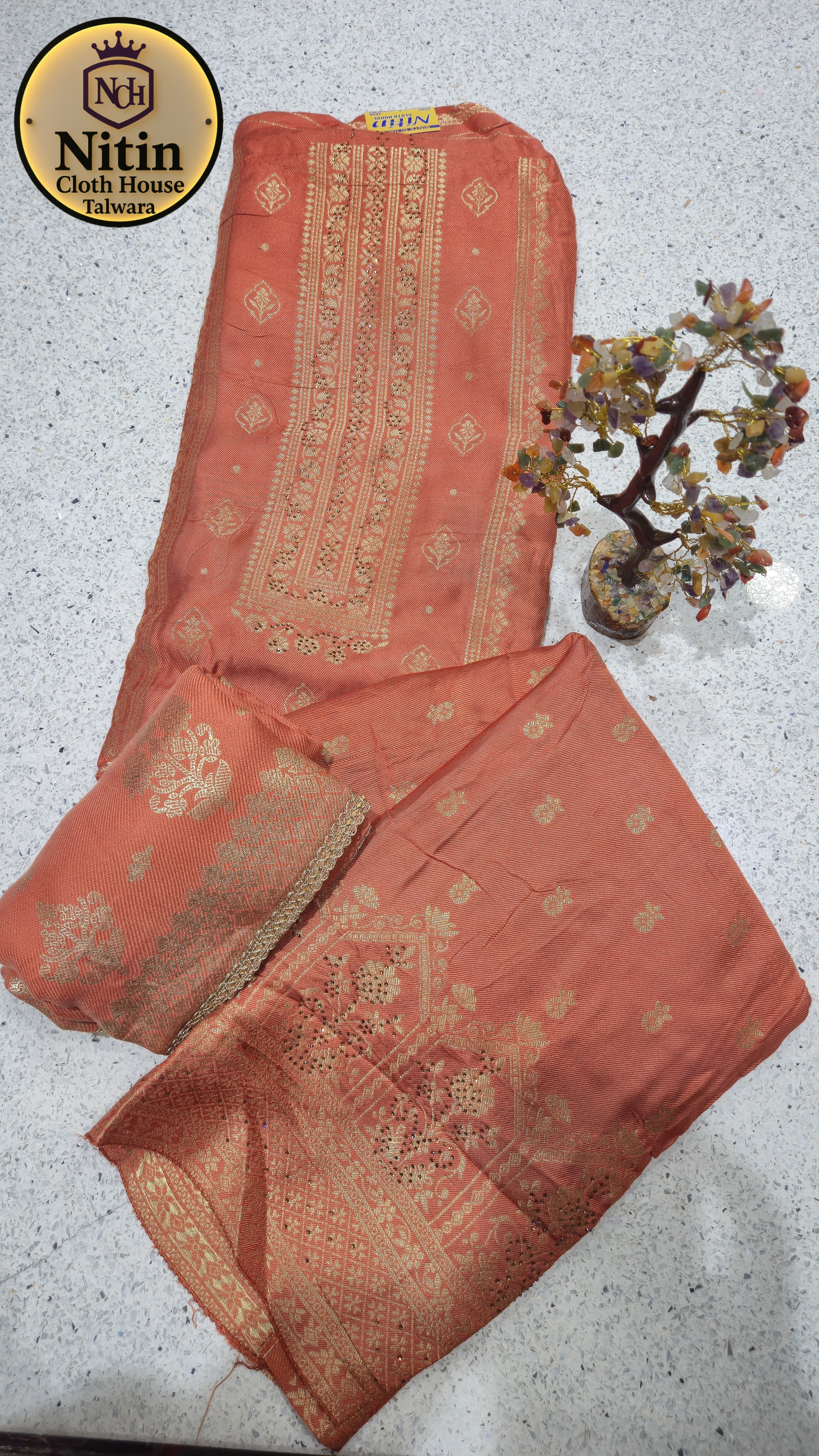 Premium Pashmina Banarasi suit🥶