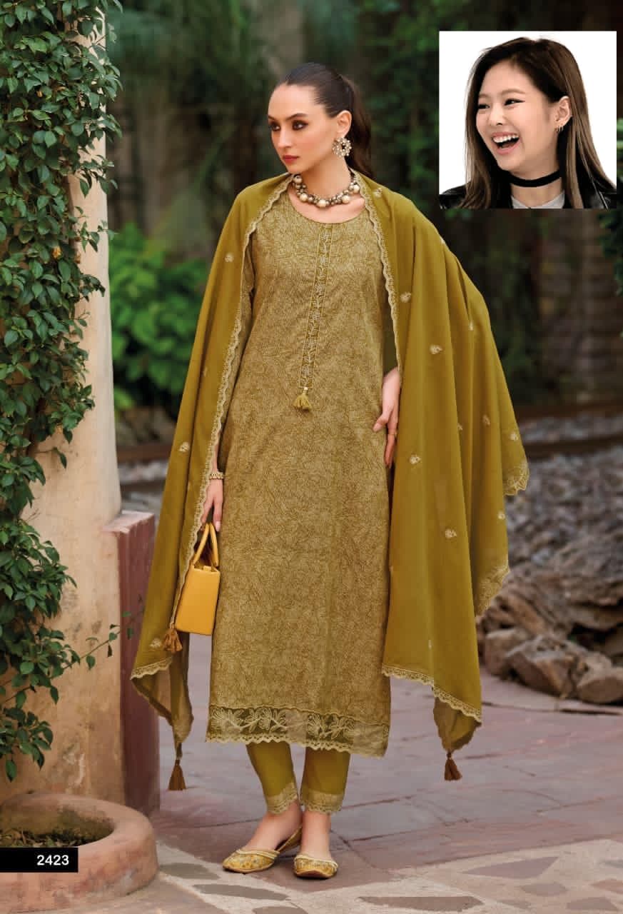 Graceful Digital Print Lawn Suit with Fine Embroidery