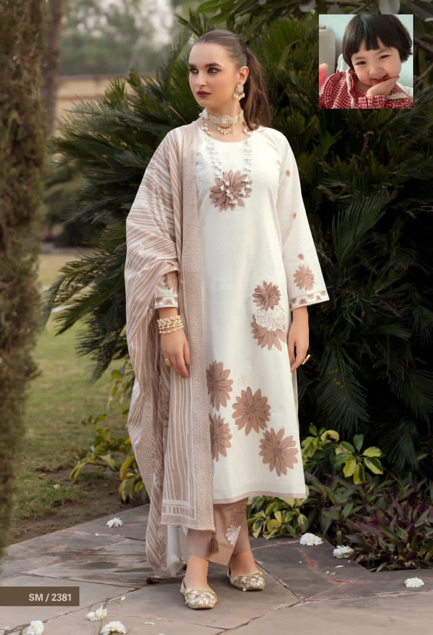 Soft Mint Floral Charm Suit