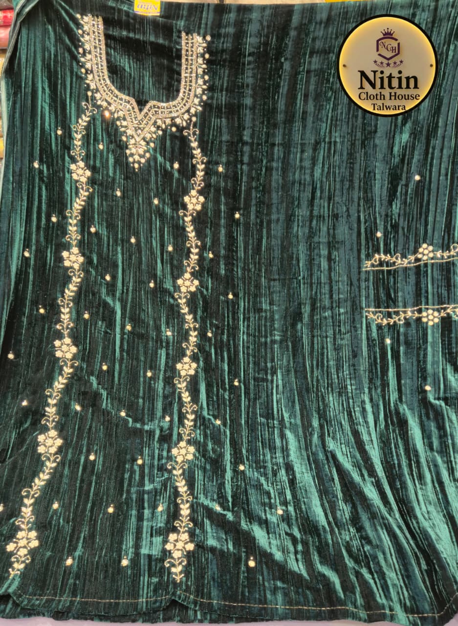 GOLD CRUSH VELVET SUIT