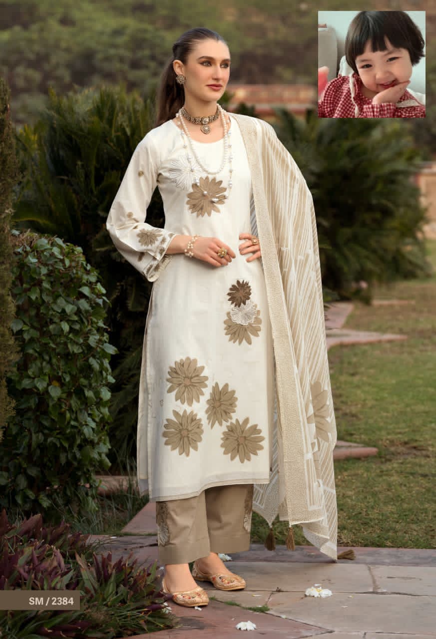 Soft Mint Floral Charm Suit