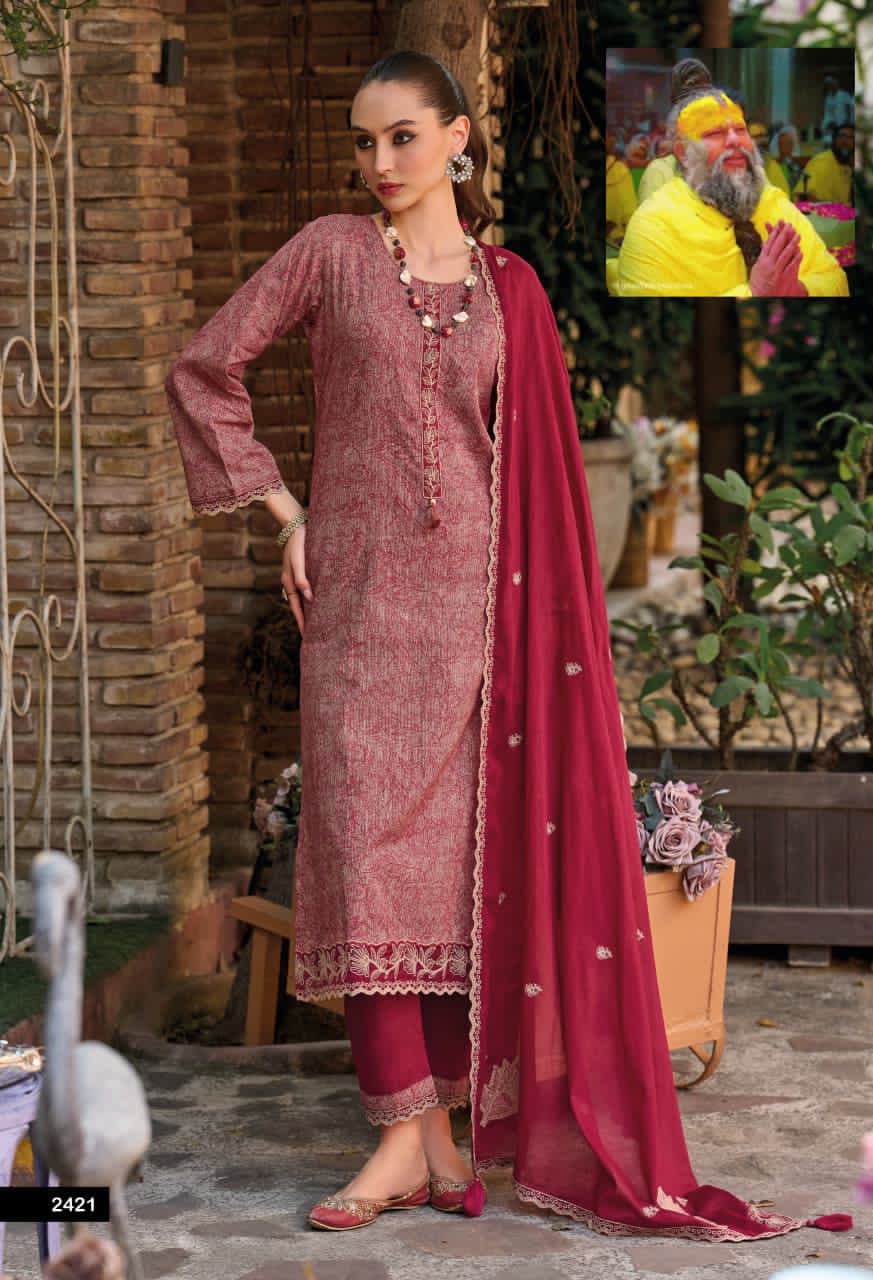 Graceful Digital Print Lawn Suit with Fine Embroidery