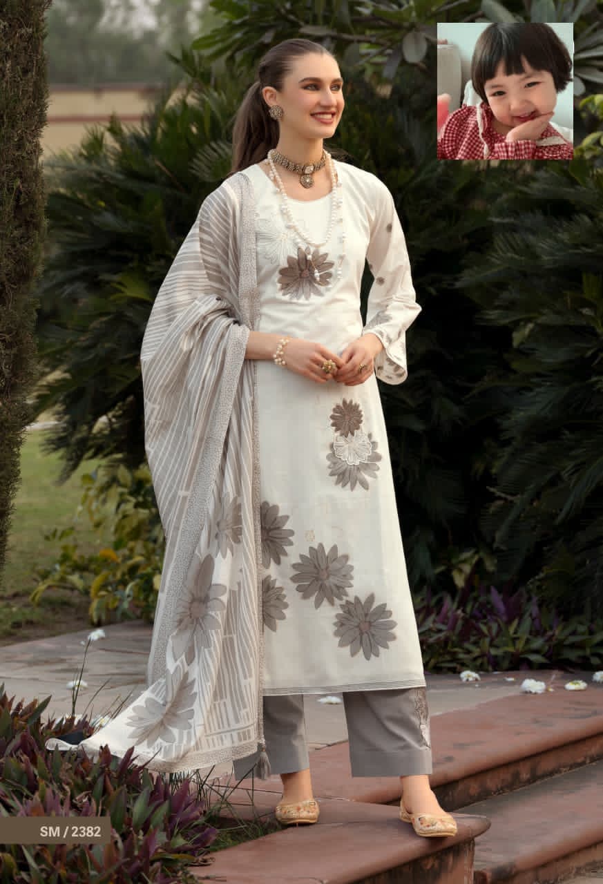 Soft Mint Floral Charm Suit