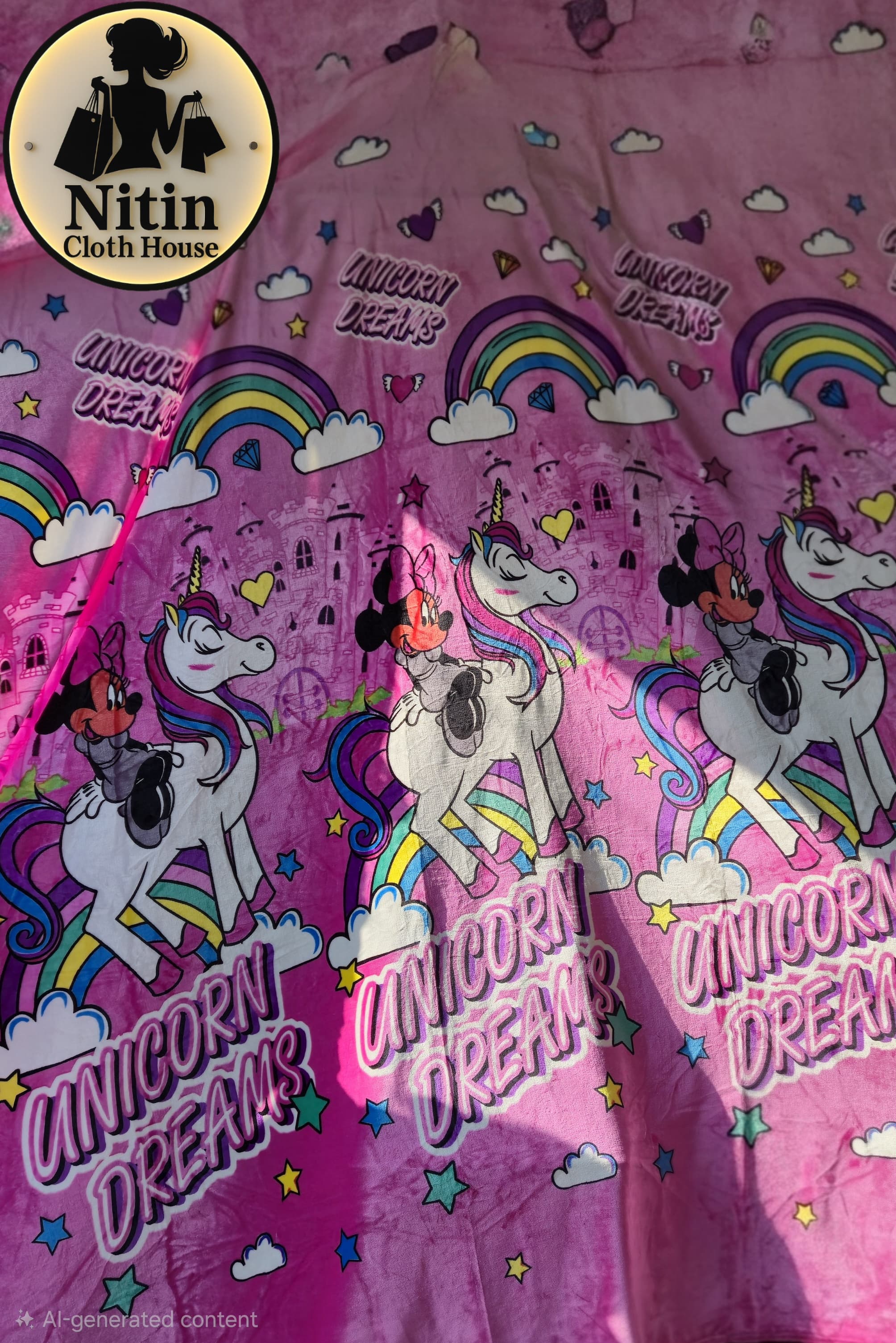 CARTOON WOOLLEN BEDSHEETS..🥶🥰