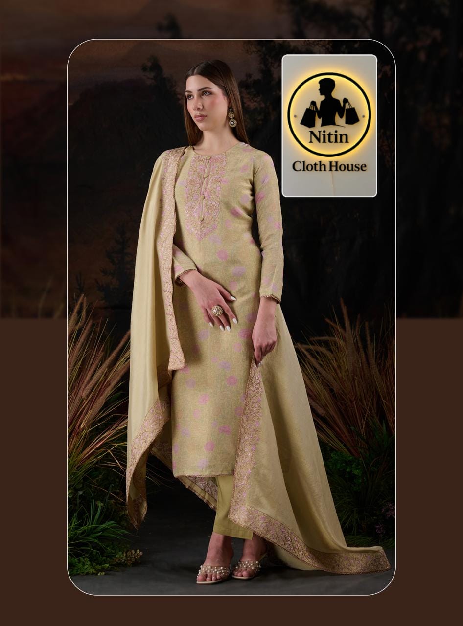 PREMIUM viscose silk JACQuard Suit..🥰🥰