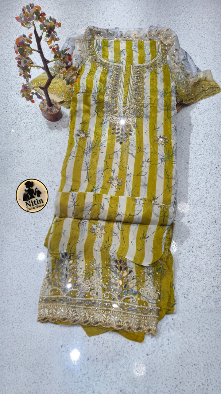 Premium Embroidered Suit Set – Elegant & Festive